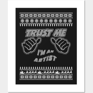 Trust me, i’m an ARTIST – Merry Christmas Posters and Art